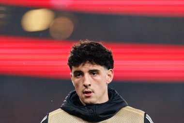 SL Benfica ve Real Madrid CF (Maciej Rogowski / Ball Raw Images) arasında Şampiyonlar Ligi faz oyunu sırasında Manu Silva görüldü)