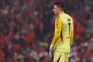 Anatoliy Trubin SL Benfica ve Real Madrid CF (Maciej Rogowski / Ball Raw Images) arasındaki Şampiyonlar Ligi faz maçında görüldü)