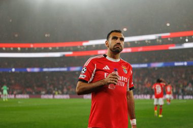 SL Benfica ve Real Madrid CF (Maciej Rogowski / Ball Raw Images) arasındaki Şampiyonlar Ligi faz maçında Vangelis Pavlidis görüldü)
