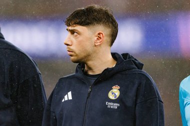 Federico Valverde SL Benfica ve Real Madrid CF (Maciej Rogowski / Ball Raw Images) arasındaki Şampiyonlar Ligi faz maçında görüldü)