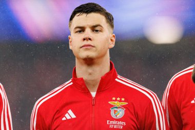 Samuel Dahl, Şampiyonlar Ligi faz maçında SL Benfica ve Real Madrid CF (Maciej Rogowski / Ball Raw Images) arasında görüldü)