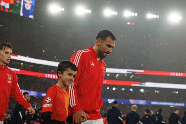 SL Benfica ve Real Madrid CF (Maciej Rogowski / Ball Raw Images) arasındaki Şampiyonlar Ligi faz maçında Vangelis Pavlidis görüldü)