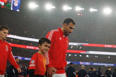 SL Benfica ve Real Madrid CF (Maciej Rogowski / Ball Raw Images) arasındaki Şampiyonlar Ligi faz maçında Vangelis Pavlidis görüldü)