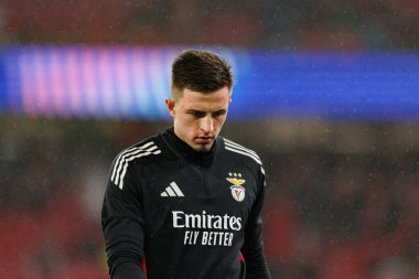 Anatoliy Trubin SL Benfica ve Real Madrid CF (Maciej Rogowski / Ball Raw Images) arasındaki Şampiyonlar Ligi faz maçında görüldü)