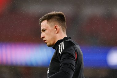 Anatoliy Trubin SL Benfica ve Real Madrid CF (Maciej Rogowski / Ball Raw Images) arasındaki Şampiyonlar Ligi faz maçında görüldü)