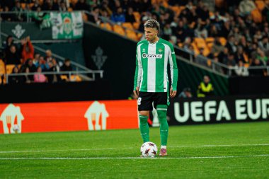 Nelson Deossa, Real Betis Balompie ve Feyenoord Rotterdam (Maciej Rogowski / Ball Raw Images) takımları arasındaki UEFA Avrupa Ligi maçında görüldü.)