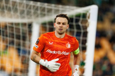 Timon Wellenreuther, Real Betis Balompie ve Feyenoord Rotterdam (Maciej Rogowski / Ball Raw Images) takımları arasında oynanan UEFA Avrupa Ligi maçında görüldü.)