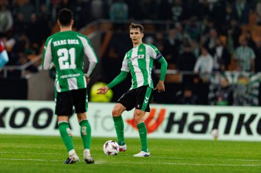 Diego Llorente, Real Betis Balompie ve Feyenoord Rotterdam (Maciej Rogowski / Ball Raw Images) takımları arasında oynanan UEFA Avrupa Ligi maçında görüldü.)