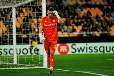 Timon Wellenreuther, Real Betis Balompie ve Feyenoord Rotterdam (Maciej Rogowski / Ball Raw Images) takımları arasında oynanan UEFA Avrupa Ligi maçında görüldü.)