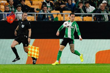 UEFA Avrupa Ligi maçında Real Betis Balompie ve Feyenoord Rotterdam (Maciej Rogowski / Ball Raw Images) takımları arasında görüldü.)