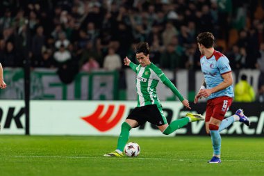 Valentin Gomez, Real Betis Balompie ve Feyenoord Rotterdam (Maciej Rogowski / Ball Raw Images) takımları arasında oynanan UEFA Avrupa Ligi maçında görüldü.)