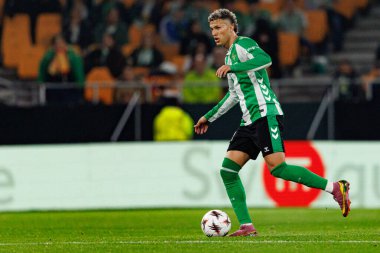 Nelson Deossa, Real Betis Balompie ve Feyenoord Rotterdam (Maciej Rogowski / Ball Raw Images) takımları arasındaki UEFA Avrupa Ligi maçında görüldü.)