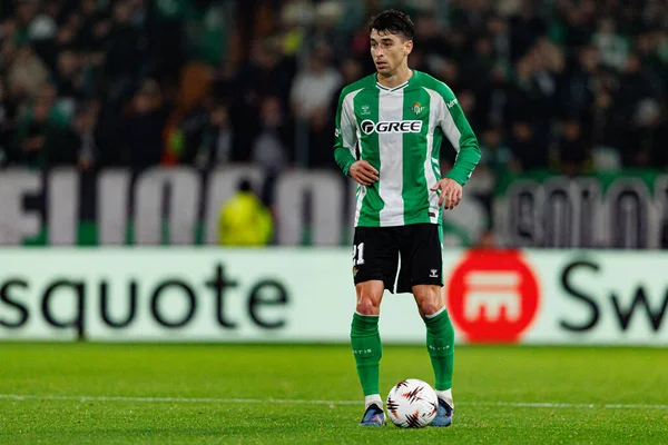 Marc Roca UEFA Avrupa Ligi maçında Real Betis Balompie ve Feyenoord Rotterdam (Maciej Rogowski / Ball Raw Images) takımları arasında görüldü.)