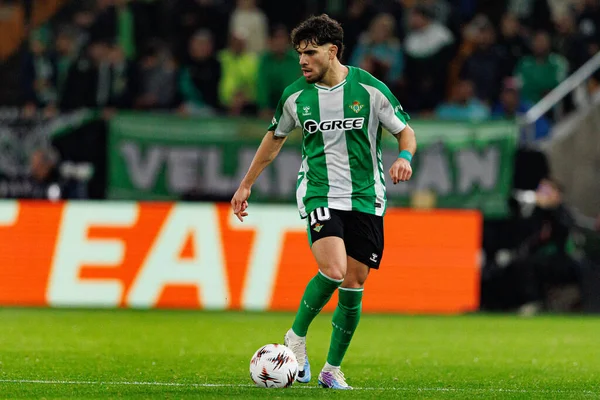 Ez Abde, Real Betis Balompie ve Feyenoord Rotterdam (Maciej Rogowski / Ball Raw Images) takımları arasında oynanan UEFA Avrupa Ligi maçında görüldü.)