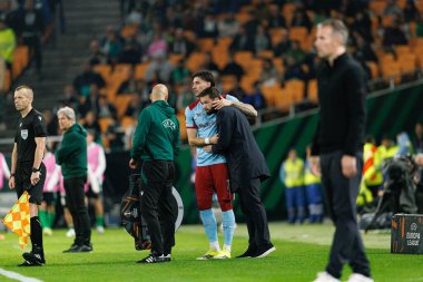 Jakub Moder, Real Betis Balompie ve Feyenoord Rotterdam (Maciej Rogowski / Ball Raw Images) takımları arasında oynanan UEFA Avrupa Ligi maçında görüldü.)