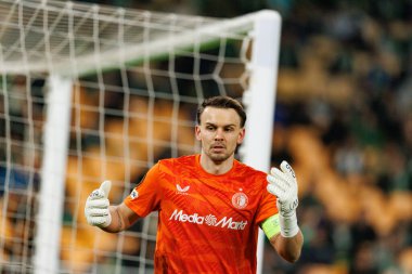 Timon Wellenreuther, Real Betis Balompie ve Feyenoord Rotterdam (Maciej Rogowski / Ball Raw Images) takımları arasında oynanan UEFA Avrupa Ligi maçında görüldü.)