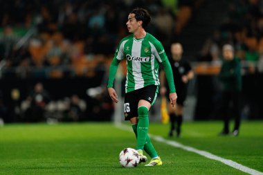 Valentin Gomez, Real Betis Balompie ve Feyenoord Rotterdam (Maciej Rogowski / Ball Raw Images) takımları arasında oynanan UEFA Avrupa Ligi maçında görüldü.)