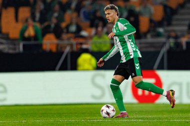 Nelson Deossa, Real Betis Balompie ve Feyenoord Rotterdam (Maciej Rogowski / Ball Raw Images) takımları arasındaki UEFA Avrupa Ligi maçında görüldü.)