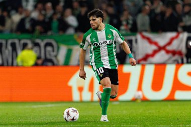 Ez Abde, Real Betis Balompie ve Feyenoord Rotterdam (Maciej Rogowski / Ball Raw Images) takımları arasında oynanan UEFA Avrupa Ligi maçında görüldü.)