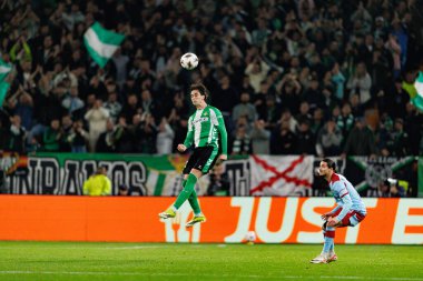 Valentin Gomez, Real Betis Balompie ve Feyenoord Rotterdam (Maciej Rogowski / Ball Raw Images) takımları arasında oynanan UEFA Avrupa Ligi maçında görüldü.)