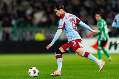 Anis Hacı Moussa, Real Betis Balompie ve Feyenoord Rotterdam (Maciej Rogowski / Ball Raw Images) takımları arasında oynanan UEFA Avrupa Ligi maçında görüldü.)