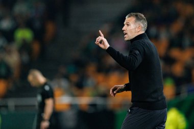 Robin Van Persie, Real Betis Balompie ve Feyenoord Rotterdam (Maciej Rogowski / Ball Raw Images) takımları arasında oynanan UEFA Avrupa Ligi maçında görüldü)