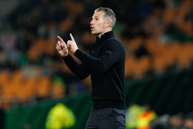 Robin Van Persie, Real Betis Balompie ve Feyenoord Rotterdam (Maciej Rogowski / Ball Raw Images) takımları arasında oynanan UEFA Avrupa Ligi maçında görüldü)