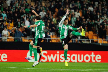Ez Abde ve Antony, Real Betis Balompie ve Feyenoord Rotterdam (Maciej Rogowski / Ball Raw Images) takımları arasındaki UEFA Avrupa Ligi maçında gol üstüne gol atarken görüldüler.)