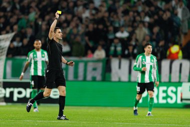 Nikola Dabanoviç UEFA Avrupa Ligi maçında Real Betis Balompie ve Feyenoord Rotterdam (Maciej Rogowski / Ball Raw Images) takımları arasında görüldü.)