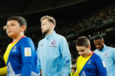 Casper Tengstedt UEFA Avrupa Ligi maçında Real Betis Balompie ve Feyenoord Rotterdam (Maciej Rogowski / Ball Raw Images) takımları arasında görüldü.)