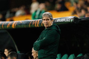 Manuel Pellegrini, Real Betis Balompie ve Feyenoord Rotterdam (Maciej Rogowski / Ball Raw Images) takımları arasında oynanan UEFA Avrupa Ligi maçında görüldü.)