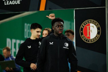 Hakeem Agboluaje UEFA Avrupa Ligi maçında Real Betis Balompie ve Feyenoord Rotterdam (Maciej Rogowski / Ball Raw Images) takımları arasında görüldü)