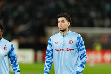 Jakub Moder, Real Betis Balompie ve Feyenoord Rotterdam (Maciej Rogowski / Ball Raw Images) takımları arasında oynanan UEFA Avrupa Ligi maçında görüldü.)