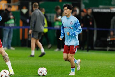 UEFA Avrupa Ligi maçında Real Betis Balompie ve Feyenoord Rotterdam (Maciej Rogowski / Ball Raw Images) takımları arasında In-Beom Hwang görüldü)