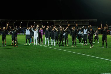 Players of Casa Pia  seen during Liga Portugal  game between Casa Pia AC and FC Porto (Maciej Rogowski/ Ball Raw Images)