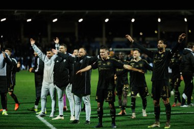 Casa Pia oyuncuları Liga Portekiz 'de Casa Pia AC ile FC Porto (Maciej Rogowski / Ball Raw Images) arasında oynanırken görüldü)
