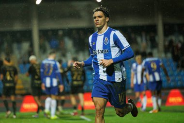 Gabri Veiga, Casa Pia AC ile FC Porto (Maciej Rogowski / Ball Raw Images) arasında Liga Portekiz maçında görüldü.)