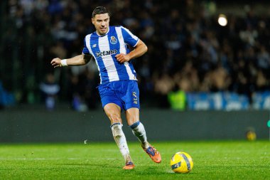 Jan Bednarek, Casa Pia AC ile FC Porto (Maciej Rogowski / Ball Raw Images) arasında Liga Portekiz maçında görüldü.)