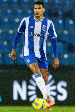 Thiago Silva, Casa Pia AC ile FC Porto (Maciej Rogowski / Ball Raw Images) arasında Liga Portekiz maçında görüldü.)