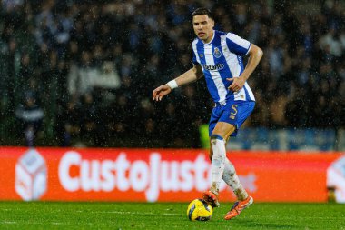 Jan Bednarek, Casa Pia AC ile FC Porto (Maciej Rogowski / Ball Raw Images) arasında Liga Portekiz maçında görüldü.)