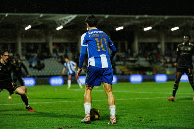 Gabri Veiga, Casa Pia AC ile FC Porto (Maciej Rogowski / Ball Raw Images) arasında Liga Portekiz maçında görüldü.)