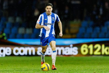 Francisco Moura, Casa Pia AC ile FC Porto (Maciej Rogowski / Ball Raw Images) arasında oynanan Liga Portekiz maçı sırasında görüldü.)