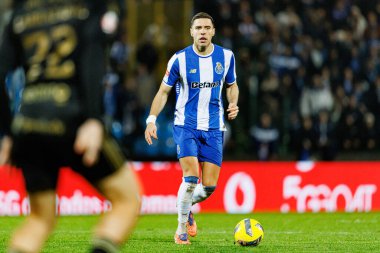 Jan Bednarek, Casa Pia AC ile FC Porto (Maciej Rogowski / Ball Raw Images) arasında Liga Portekiz maçında görüldü.)