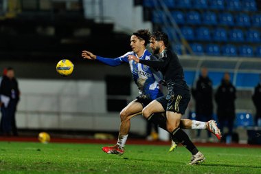 Gabri Veiga ve Joao Goulart, Liga Portekiz maçında Casa Pia AC ve FC Porto (Maciej Rogowski / Ball Raw Images) arasında görüldü.)