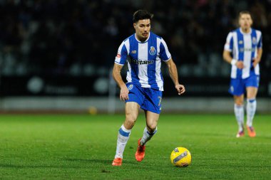 Francisco Moura, Casa Pia AC ile FC Porto (Maciej Rogowski / Ball Raw Images) arasında oynanan Liga Portekiz maçı sırasında görüldü.)