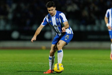 Francisco Moura, Casa Pia AC ile FC Porto (Maciej Rogowski / Ball Raw Images) arasında oynanan Liga Portekiz maçı sırasında görüldü.)