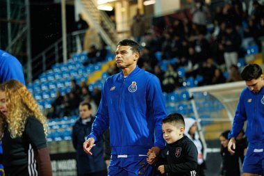 Thiago Silva, Casa Pia AC ile FC Porto (Maciej Rogowski / Ball Raw Images) arasında Liga Portekiz maçında görüldü.)