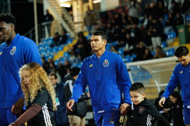 Thiago Silva, Casa Pia AC ile FC Porto (Maciej Rogowski / Ball Raw Images) arasında Liga Portekiz maçında görüldü.)