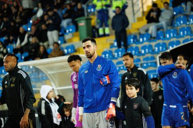 Diogo Costa, Casa Pia AC ile FC Porto (Maciej Rogowski / Ball Raw Images) arasında Liga Portekiz maçında görüldü.)