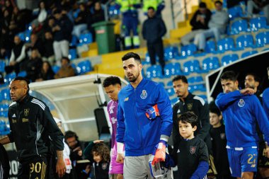 Diogo Costa, Casa Pia AC ile FC Porto (Maciej Rogowski / Ball Raw Images) arasında Liga Portekiz maçında görüldü.)